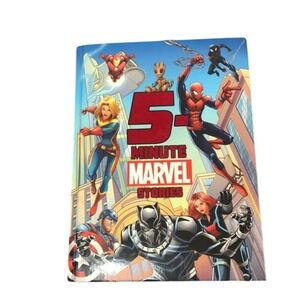5 Minute Marvel Stories Childrens Book Captain‎ America Spiderman